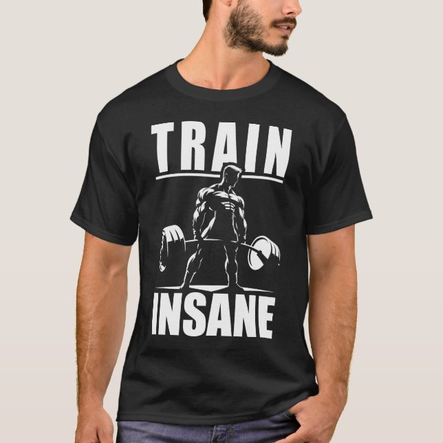 Camiseta Comboio Insano - Gym Motivacional, Malhação de Wor (Frente)