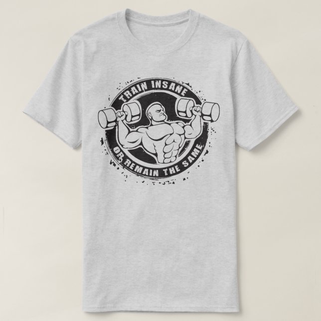 Camiseta Comboio Insano Ou Permanecer Igual - Construção De (Frente do Design)