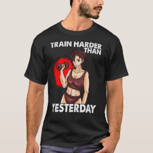 Camiseta Comboio Mais Duro Que Ontem O Gym De Motivação