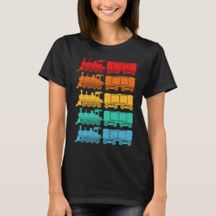 Camiseta Comboio-Modelo Comboio Ferroviário Comboio Retro-L