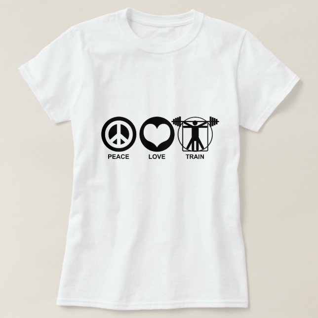Camiseta Comboio Peace Love (Frente do Design)