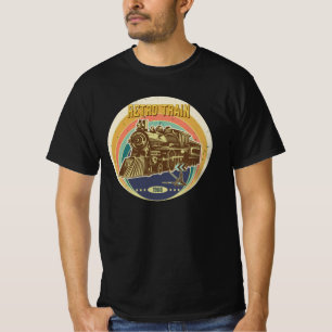 Camiseta Comboio Retro. Presente no dia dos avós.