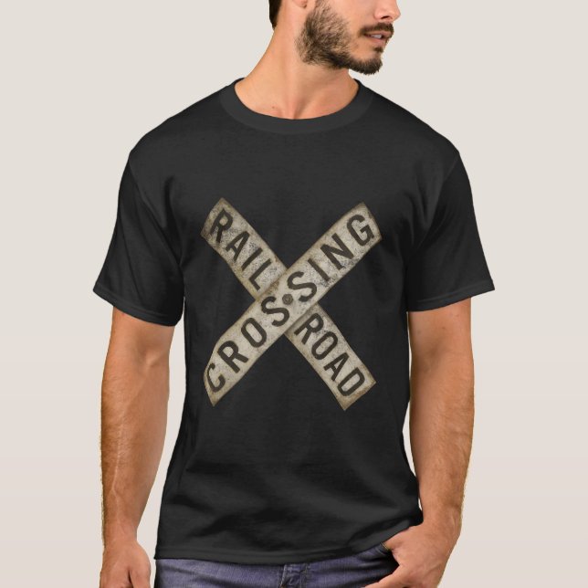 Camiseta Comboio-Sinal de Passagem Ferroviária (Frente)