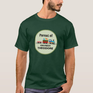 Camiseta Comboios e trilhas de crianças ferroviárias T-Shir