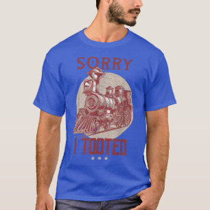 Camiseta Comboios Engraçados Me Desculpem Por Tocar Design
