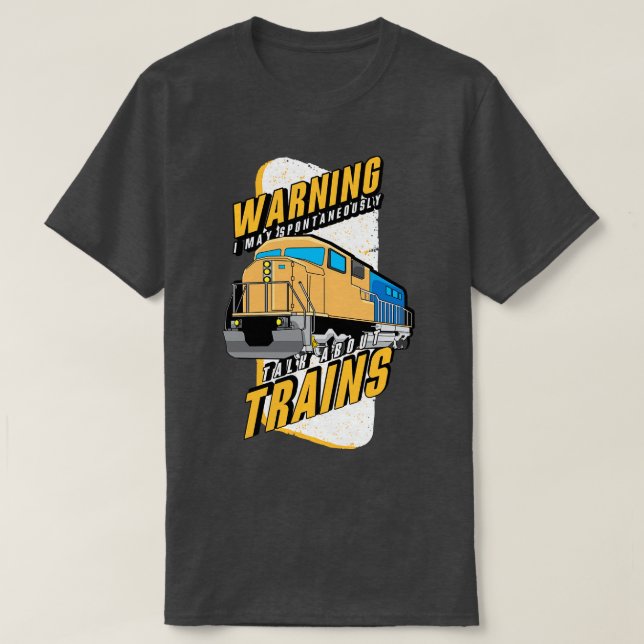 Camiseta Comboios Ferro-Vapor Motor 2 (Frente do Design)