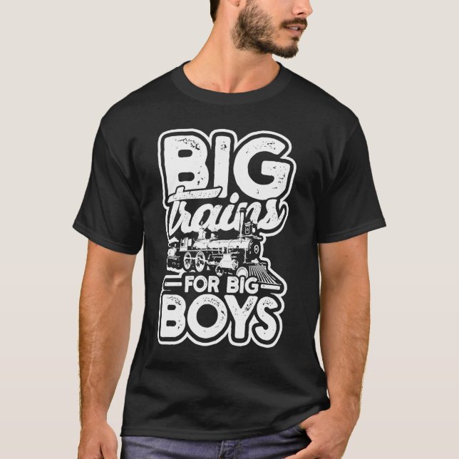 Camiseta Comboios grandes para meninos grandes Modelos de t (Frente)