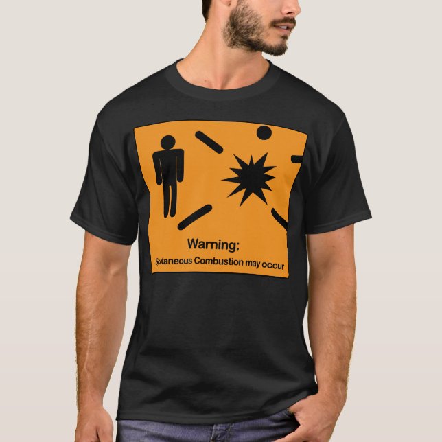 Camiseta Combustão espontânea (Frente)