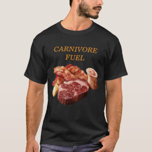 Camiseta Combustível Carnívoro - Bife, Ovos, Bacon e Medula