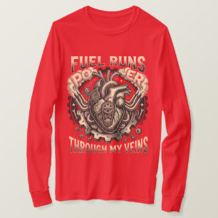 Camiseta Combustível Corre Em Minhas Veias