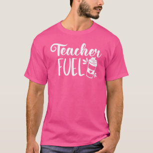 Camiseta Combustível de Professor  Professor que Ama Café
