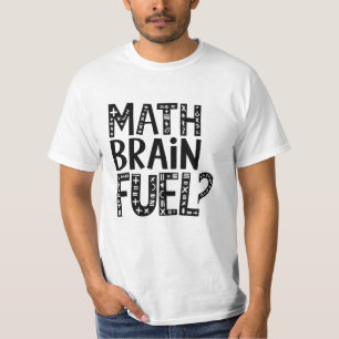 Camiseta Combustível do Cérebro Matemático