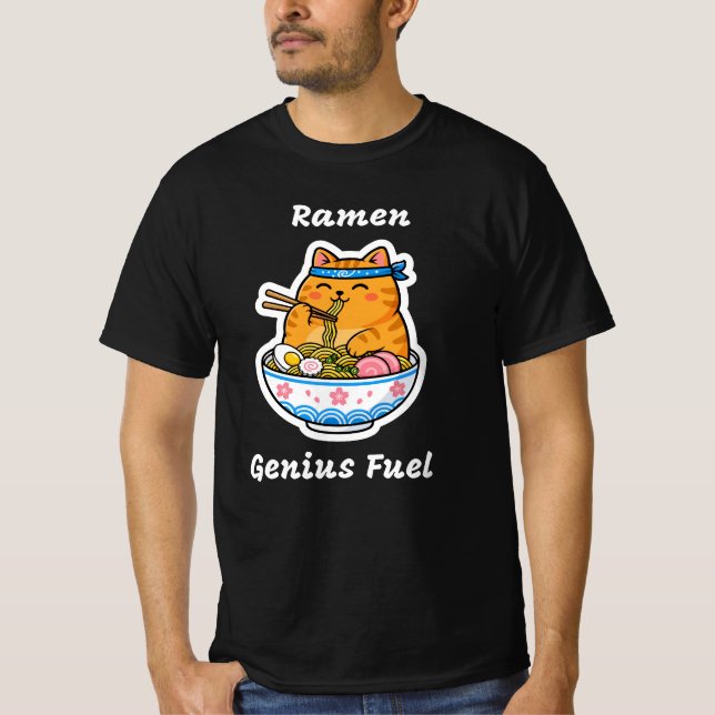 Camiseta Combustível Gênio Ramen (Frente)
