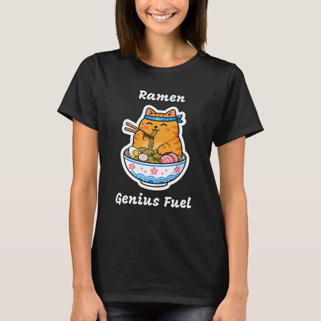 Camiseta Combustível Gênio Ramen (Frente)
