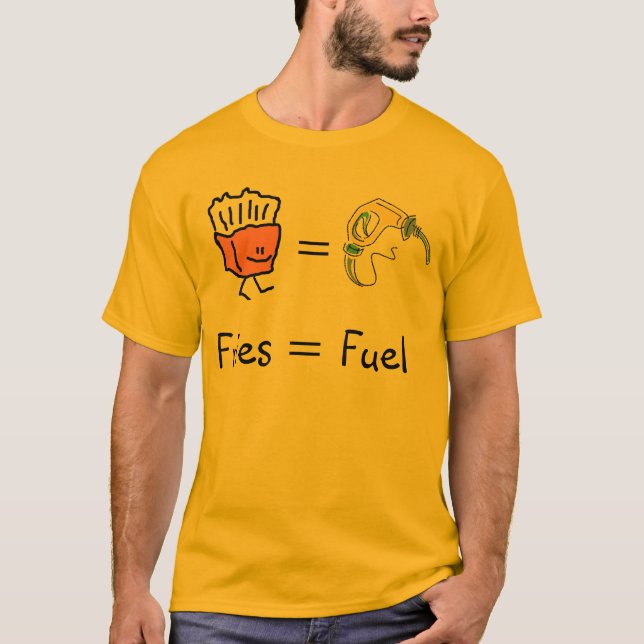 Camiseta combustível igual das fritadas (Frente)