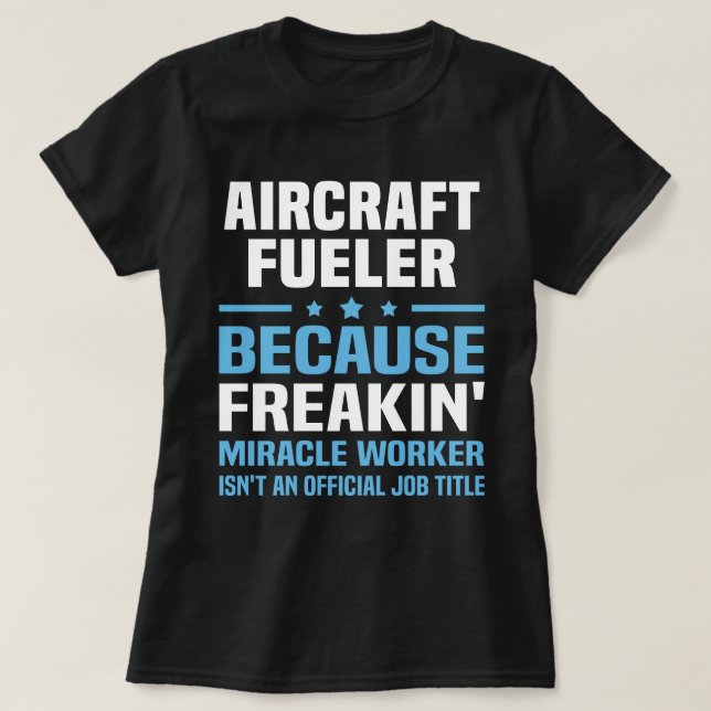 Camiseta Combustível para aeronaves (Frente do Design)