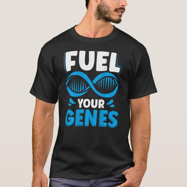 Camiseta Combustível para o seu professor de biologia de im (Frente)