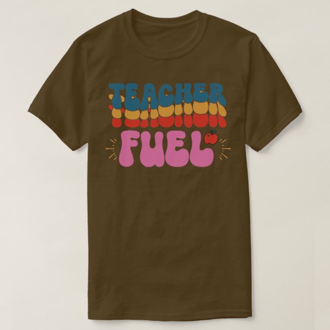 Camiseta Combustível para Professores (Frente do Design)