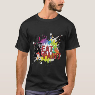 Camiseta Come Paint Engraçado Pintball Disparando Presente