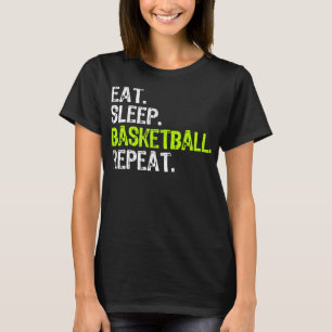 Camiseta Come Sleep Basball Repete Jogador Engraçado Legal