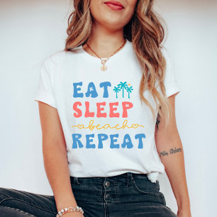 Camiseta Come Sleep Beach Repete Vibes de Verão