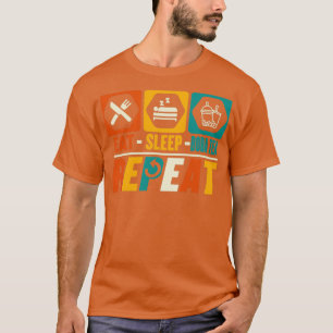 Camiseta Come Sleep Boba Tea Repete Boba Funny Bubble Tea L