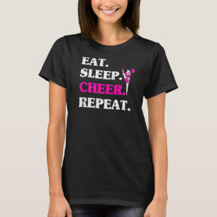 Camiseta Come Sleep Cheerhead Repete Cheerhead Dance Cheerl