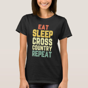 Camiseta Come Sleep Cross Country Runner Vintage