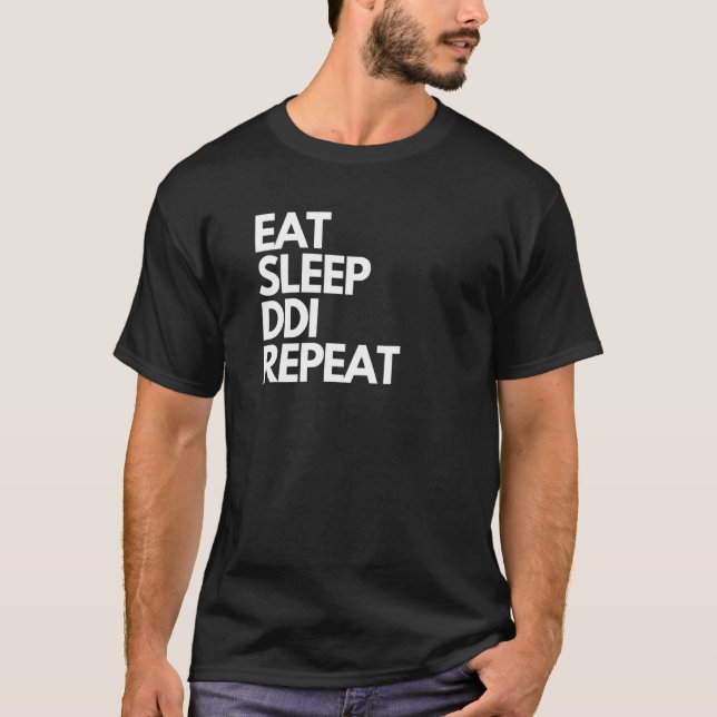 Camiseta Come Sleep DDI Repete Trinidad e Tobago (Frente)