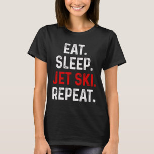 Camiseta Come Sleep Jet Ski Repete Água Esportes Lago Jet S