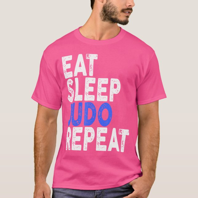 Camiseta Come Sleep Judo Repete Judo (Frente)