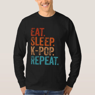 Camiseta Come Sleep K Pop Repete O Coreano Kpop Music Fan E