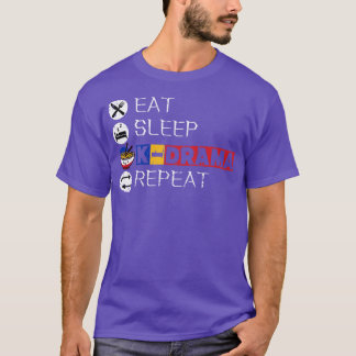 Camiseta Come Sleep KDrama Repetir 11
