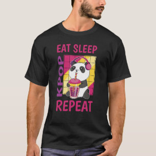 Camiseta Come Sleep Kpop Repete Coração Coreano Amor K Pop