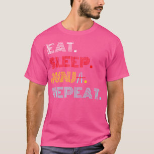 Camiseta Come Sleep Ninja Repete Karate Kung Fu Judo