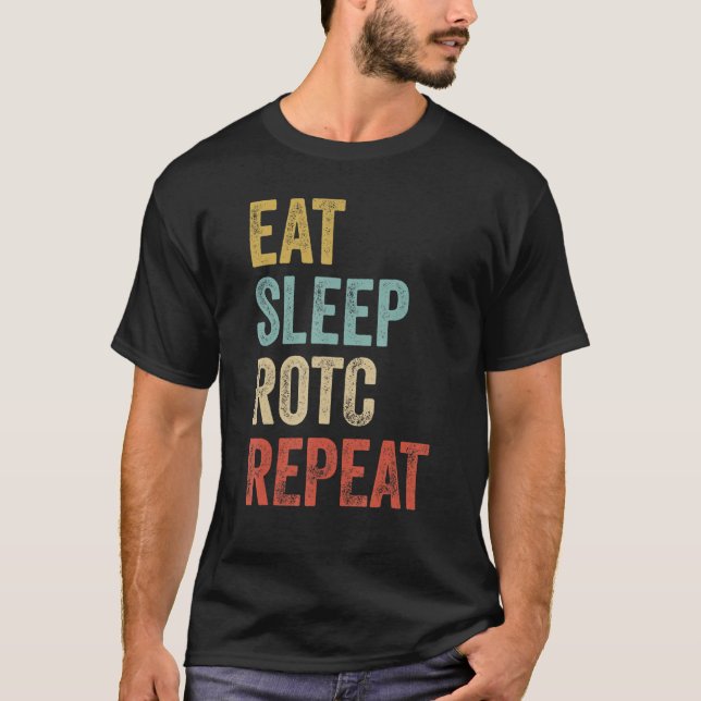 Camiseta Come Sleep ROTC Repete US ROTC 1 (Frente)