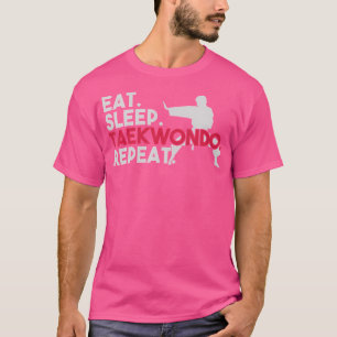 Camiseta Come Sleep Taekwondo Repete Taekwondo