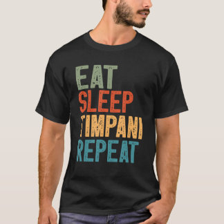 Camiseta Come Sleep Timpani Repete Funny Vintage Timpani pl
