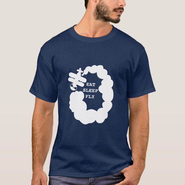 Camiseta Come sono voa t shirt| ideia de oferta de piloto d (Frente)