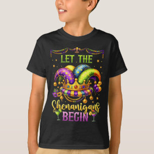 Camiseta Começam As Travessuras Máscara De Carnaval Mardi G