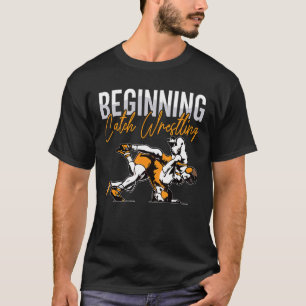Camiseta Começando a pegar o Luta do lutador de trava