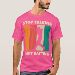 Camiseta Comece A Batê-Lo Para O Crítico Engraçado Do Jogad