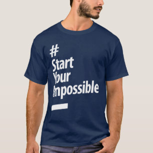 Camiseta Comece Seu Impossível - A Vida Doce