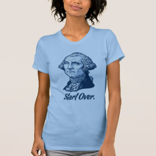 Camiseta Comece sobre o t-shirt