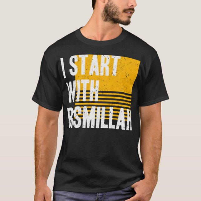 Camiseta Começo com o bismillah (Frente)