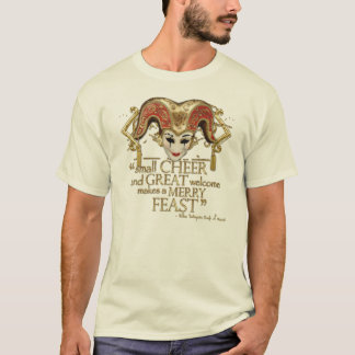 Camiseta Comédia de citações do banquete dos erros (versão