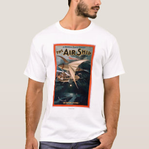 Camiseta Comédia de farsa musical, o teatro do navio do ar