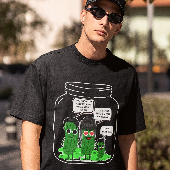 Camiseta Comédia Hilarious Pickle Family "I'm Big Dill" (Criador carregado)