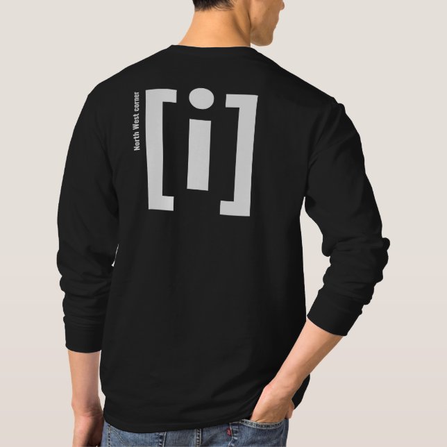 Camiseta comédia informal improvisada (Verso)