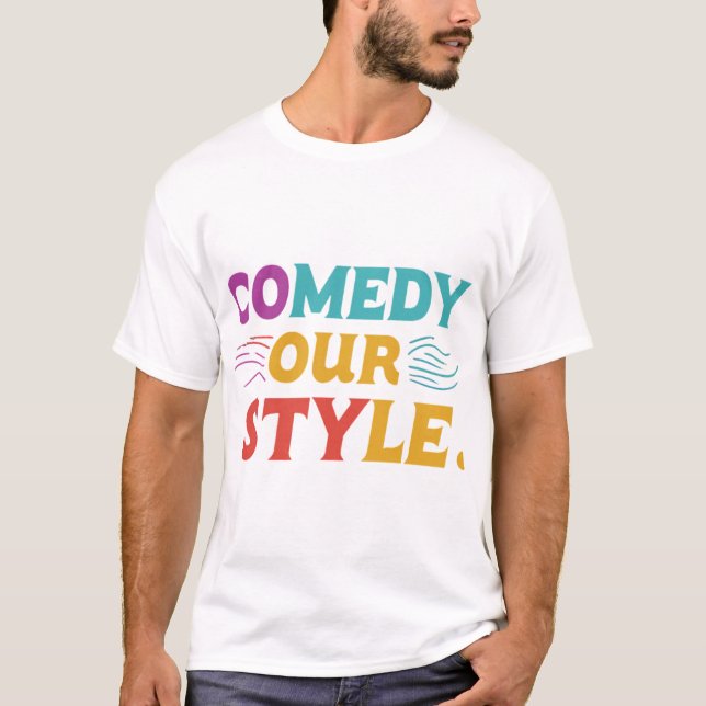 Camiseta "Comédia Nosso Estilo" (Frente)